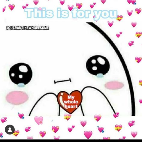 Love You Meme, I Love You Honey, Snapchat Stickers, Cute Love Memes, Emoji Art, Pinterest Memes, Cute Messages, Make Your Own Stickers, Whole Heart