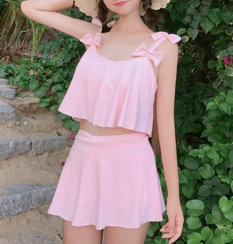 806beafe154032a5b818e97b4420ad98 Kawaii Swimsuit, Swimsuits Outfits, Wardrobe Tips, Kawaii Dress, Outfits Chic, Pink Swimsuit, Nice Style, Cute Swimsuits, Kpop Fashion Outfits