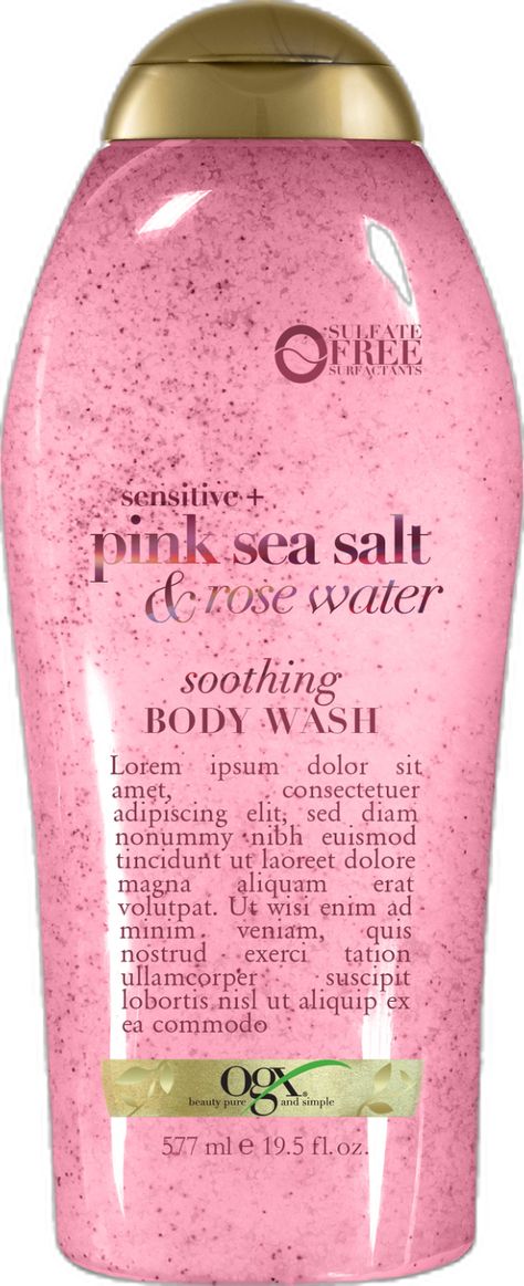 Arrives by Sat, Apr 16 Buy OGX Sensitive + Pink Sea Salt & Rosewater Sulfate-Free Soothing Body Scrub with Healing Rose Quartz, Gentle Exfoliating Daily Body Wash, 19.5 Fl Oz at Walmart.com Pink Body Wash, Pink Body Scrub, Pink Sea Salt, Pink Sea, Pink Body, Rose Water, Body Scrub, Sea Salt, Body Wash