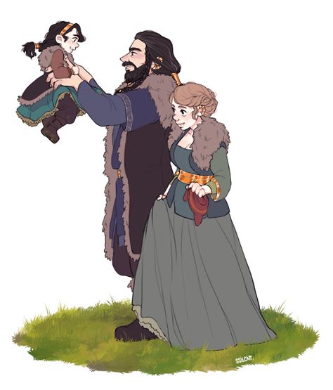 Торин и ОЖПешка или ФемБильбо... Fem Bilbo, Thorin Bilbo, Thilbo Bagginshield, Karin Naruto, Hobbit Fanart, Hobbit Art, Middle Earth Art, Thorin Oakenshield, Bilbo Baggins