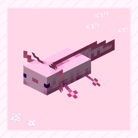 Axolotl Home Ideas Minecraft, Minecraft Pfp Aesthetic, Minecraft Axolotl Drawing, Minecraft Axolotl Aesthetic, Axolotl Minecraft Block Art, Minecraft Axolotl Wallpaper, Axolotl Minecraft, Minecraft Axolotl, Minecraft Aesthetic