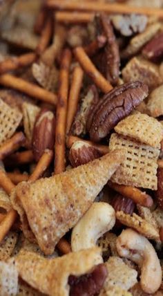 Texas Trash, Corn Chex, Rice Chex, Chex Cereal, Chex Mix Recipes, Pretzel Sticks, Snack Mix Recipes, Snack Dip, Steak Seasoning