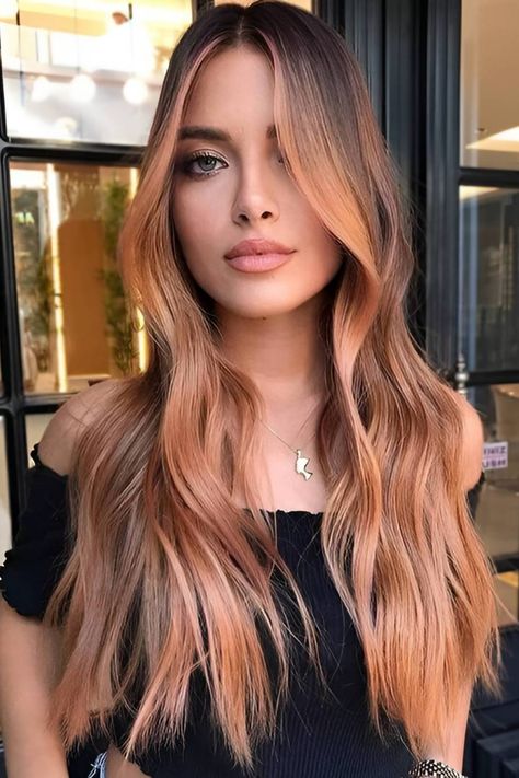 Summer is the perfect time to try vibrant hair colors. And among all the colorful choices, peach remains one of the most… Best Hair Color Ideas, Change Hair Color, Best Hair Color, Peach Hair, Change Hair, Ginger Hair Color, Strawberry Blonde Hair, Brown Hair Balayage, Short Hairstyle