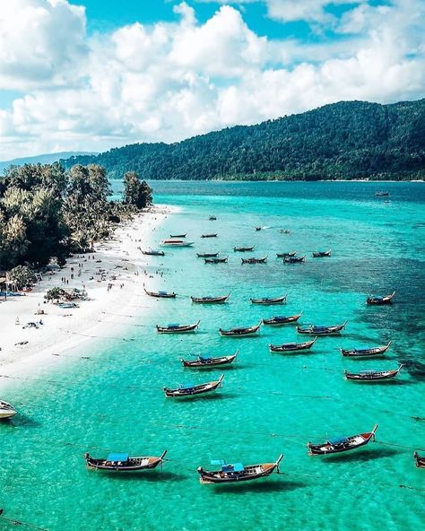 Paradise Global on Instagram: “See you soon in Phuket 🇹🇭 ❤🙏 - 📸 @wanderlust.nl - 🔰🔰🔰Follow 👉🏼 @paradise.global for more beautiful destinations! 🔰🔰🔰 ▫️ ▫️ ▫️ ▫️ ▫️…” South East Asia Backpacking, Backpacking Routes, Koh Lipe, Thailand Itinerary, Thailand Beaches, Dream Place, Tropical Destinations, Island Hopping, Travel Lover