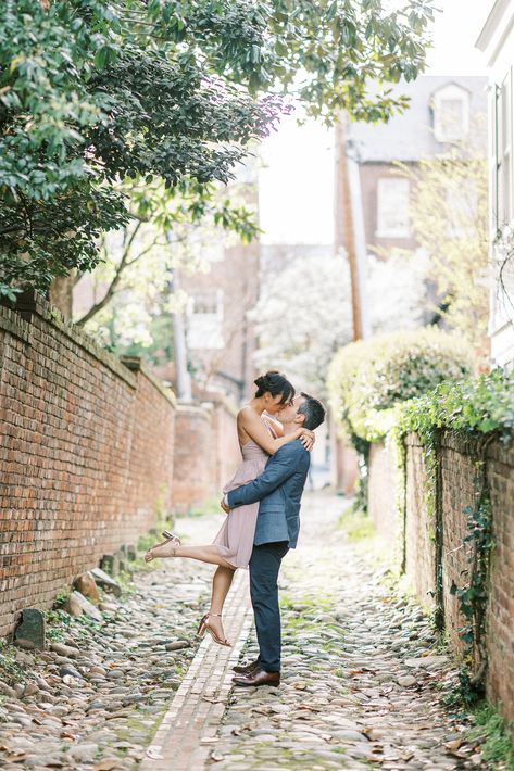 Old Town Alexandria Engagement Photos Small Town Engagement Photos, East Village Engagement Photos, Old Town Engagement Photos, Alexandria Engagement Photos, Old Town Alexandria Photoshoot, Alexandria Va Engagement Photos, Georgetown Engagement Photos, Old Town Alexandria Engagement Photos, Old Ellicott City Engagement Photos