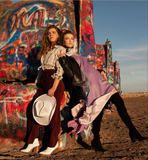 BFF shoot at cadillac ranch in amarillo, tx @adaniphoto Cadillac Ranch Photoshoot, Ranch Photoshoot, Bff Shoot, Cadillac Ranch, Amarillo Tx, New Mexico, Cadillac, Texas, Couple Photos