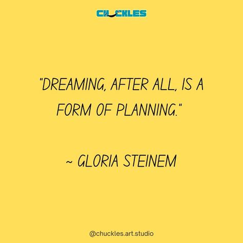 From our Classic Quotes Series: “Dreaming, after all, is a form of planning.” ~ Gloria Steinem ✨ Check out our website (at www.chuckles.store) for t-shirts and art prints inspired by famous classic quotes. Customize your own t-shirts, starting just @ Rs.699! 🔥 [Gloria Steinem, classic quotes, chuckles, custom t-shirts, art prints, wall art, posters, t-shirts] #gloriasteinem #gloriasteinemquotes #classicquotesseries #chucklesartstudio #classicquotes #chuckles #customtshirts #cottontshirts #... Gloria Steinem Quotes, Classic Quotes, Gloria Steinem, Wall Art Posters, Art Prints Wall, Prints Wall, Prints Wall Art, Art Posters, Custom T Shirts