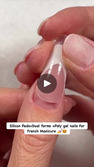 583K views · 9.9K reactions | Silicon Pads+Dual forms +Poly gel nails For French Manicure 💅😍 #polygelnails #nailextensions | Limegirl Nails | Limegirl Nails · Original audio Poly Gel Nails Dual Form, Poly Gel Nails, Nails Original, Poly Gel, Polygel Nails, Nail Forms, Nail Sizes, Nail Extensions, French Manicure