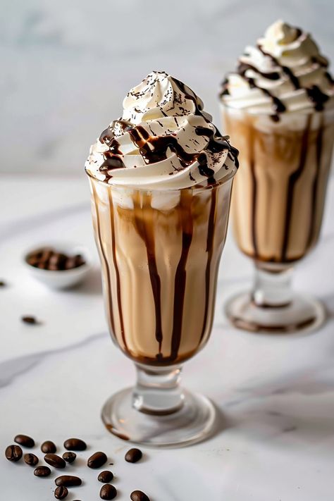 This insanely good coffee milkshake is wonderfully rich and flavorful. Plus, it’s ready in just five minutes, so it’s the ideal afternoon pick-me-up. Coffee With Ice Cream, Coffee Milkshake Recipe, Food Reference, Coffee Milkshake, Milkshake Recipe, Summer Coffee, Marshmallow Creme, Milkshake Recipes, Good Coffee