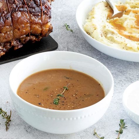 Prime Rib Gravy - Foodie and Wine Gravy From Prime Rib Drippings, Prime Rib Roast Dipping Sauce, Prime Rib Drippings Gravy, Prime Rib Roast Gravy Recipe, Prime Rib Sauce Recipes, Gravy For Prime Rib Roast, Prime Rib Sauce Au Jus, Prime Rib Gravy From Drippings, Au Jus From Prime Rib Drippings