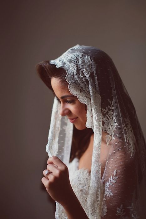 Mantilla veils are the ideal choice for a Spanish style wedding. Source: aljosa videtic photography #spanishtheme #bridalveils #mantilla Spanish Themed Weddings, Italian Wedding Dress, Spanish Style Wedding, Mantilla Veil, Amalfi Coast Wedding, Spanish Wedding, Boda Mexicana, Bridal Musings, Ideal Wedding