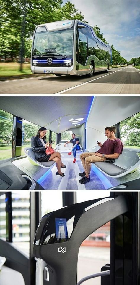 Mercedes Van, City Bus, Concept Vehicles, Balancing Scooter, Bus Terminal, Cars 2, Transportation Design, German Cars, Rv Life