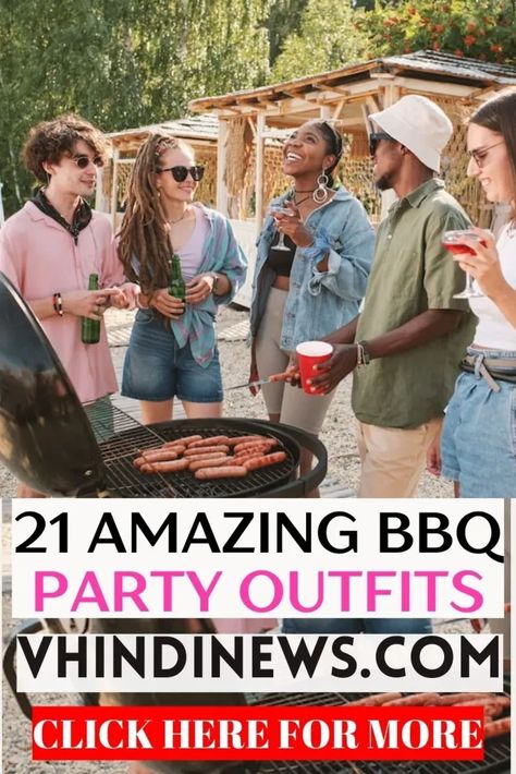 What to Wear for a Labor Day BBQ or Party Dress for Women: 21 BBQ Party Outfits 27 Backyard Cookout Outfit, Bbq Dress Outfit, Bbq Party Outfits, Barbecue Outfits For Women, Bbq Outfit, Backyard Bbq Outfit Ideas, Bbq Outfit Ideas, Cookout Outfit, Dress With Ankle Boots