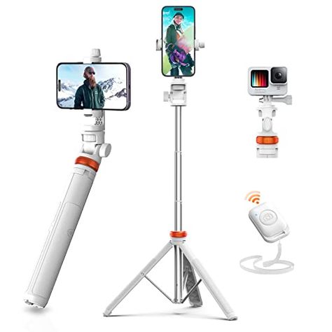 Tripod For Phone, Satisfying Photos, Phone Tripod Stand, Selfie Stick Tripod, Phone Tripod, Bluetooth Remote, Iphone Pro, Tripod Stand, Fill Light