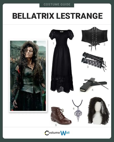 Bellatrix Lestrange Halloween Costume, Bellatrix Lestrange Halloween, Bellatrix Lestrange Cosplay, Belatrix Lestrange, Bellatrix Lestrange Costume, Harry Potter Dress Up, Encanto Costume, Harry Potter Kostüm, Harry Potter Bellatrix Lestrange