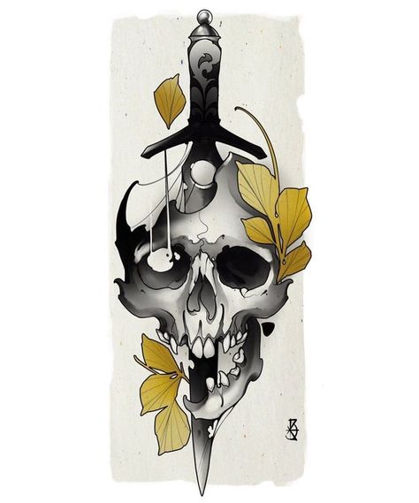 Neo Traditional Art, Starověký Egypt, Neo Tattoo, Wrist Tattoo Ideas, Wrist Tattoo Designs, Traditional Tattoo Sleeve, Skulls Drawing, Traditional Tattoo Design, Skull Tattoo Design