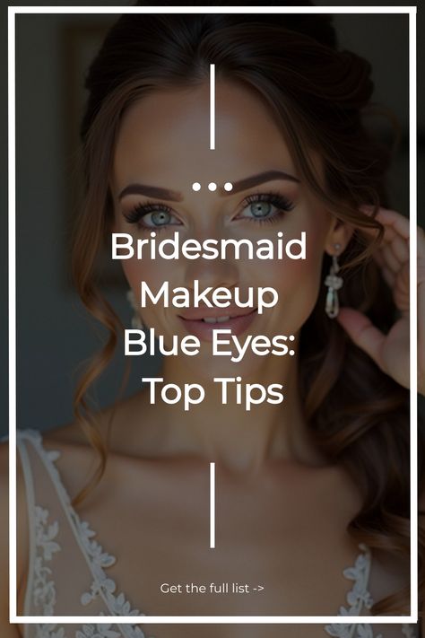 Bridesmaid Makeup Blue Eyes: Top Tips Natural Makeup Fair Skin Blue Eyes, Bridesmaid Makeup For Blue Eyes, Natural Makeup Fair Skin, Wedding Makeup For Blue Eyes Brunette, Elegant Makeup Ideas, Bridesmaid Makeup Blue Eyes, Makeup Blue Eyes, Bridal Makeup For Brunettes, Wedding Makeup For Blue Eyes