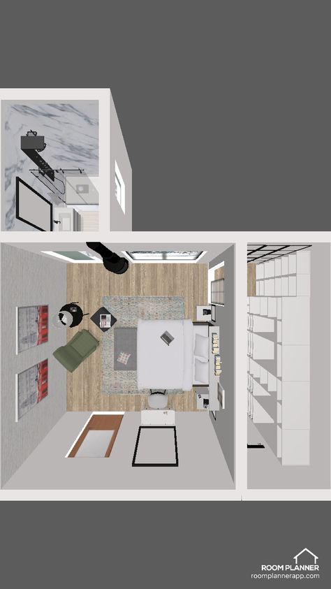 Interior design for my bedroom by room planner app Room Planner Layout, Room Planner App, Room Layout Planner, Bedroom Idea, Planner Layout, Room Planner, My Bedroom, Game Design, Floor Plans