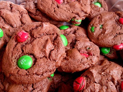 Cake Christmas Cookies, Devil Food Cake, Devil's Food Cake, Devils Food Cake Mix Recipe, Cake Christmas, Devils Food Cake, Devils Food, Cake Mix Cookies, Food Cake