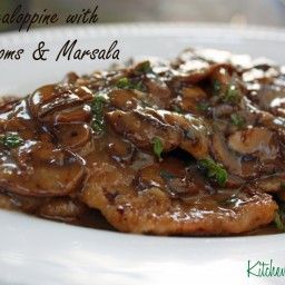 Veal Scallopini Recipes, Veal Cutlet Recipes, Veal Cutlet, Veal Recipes, Marsala Wine, Wine Sauce, Lamb Recipes, Pork Dishes, Beef Dishes