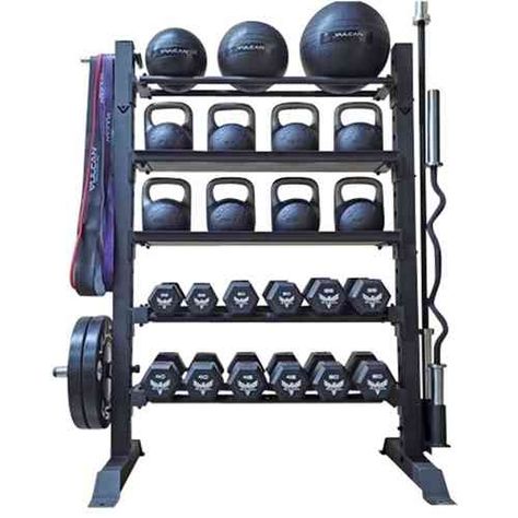 House Gym Ideas, Gym Equipment Storage, Small Home Gym Ideas, Gym Organizer, Home Gym Inspiration, Dream Home Gym, Gym Design Interior, Home Gym Essentials, Home Gym Setup