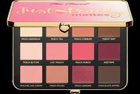 Presenting the 30 Best Beauty Products of 2017 Diy Makeup Palette, Sephora Eyeshadow Palette, Too Faced Just Peachy, Makeup Products Sephora, Sephora Eyeshadow, Too Faced Eyeshadow, Too Faced Peach, Trendy Eyeshadow, Matte Eyeshadow Palette