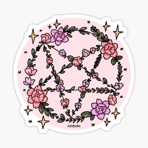 Paper Toy, Unique Sticker, Witch Aesthetic, Stickers For Sale, Unique Flowers, Journal Stickers, Sticker Collection, Cute Stickers, Sticker Design