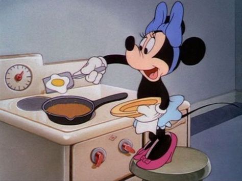 For my Laila who looooooooves pancakes! Disney Amor, Cooking In The Kitchen, Retro Disney, Disney Vintage, Art Disney, Old Disney, Pinturas Disney, Disney Aesthetic, Old Cartoons