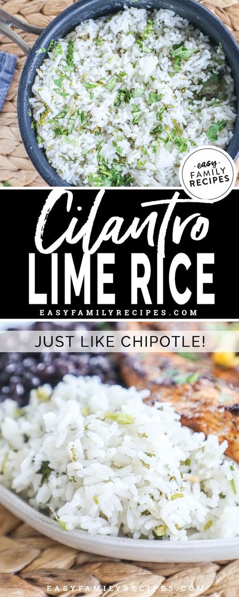 YES! This is just like CHIPOTLE Cilantro Lime Rice! This recipe is actually from Chipotle, shared on Tiktok and confirmed though employees! Cilantro lime rice is perfect side dish for any Mexican inspired meal like tacos, burritos or burrito bowls, or with grilled chicken, steak, and pork. This really is the best rice recipe out there! Chipotle Cilantro Lime Rice, Chipotle Rice, Best Rice Recipe, Cilantro Lime Rice Recipe, Lime Rice Recipes, The Best Rice, Best Rice, Cilantro Rice, Tacos Burritos