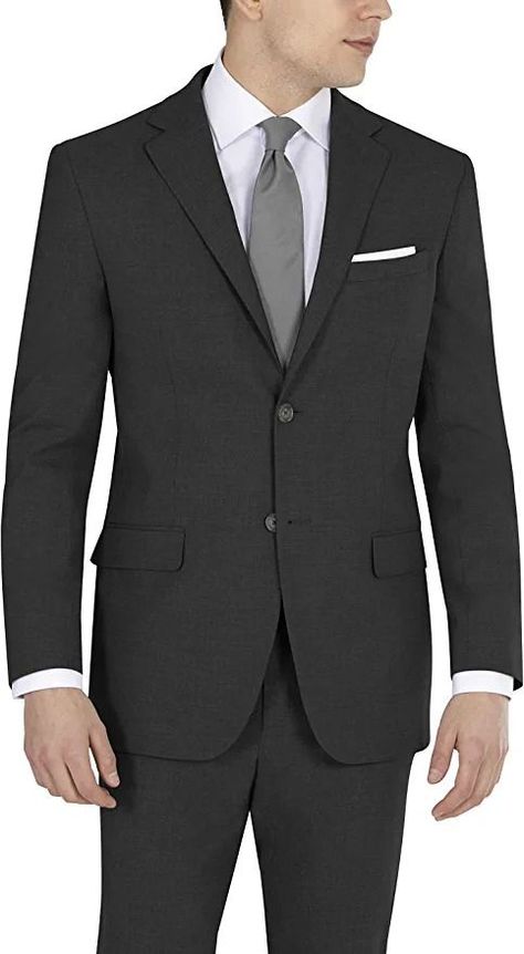 DKNY Men's Modern Fit High Performance Suit Expensive Suits, Modern Suits, Slim Fit Suit Men, Fun Pants, Casual Dressy, A Force, Men’s Suits, Suit Separates, Men's Suits