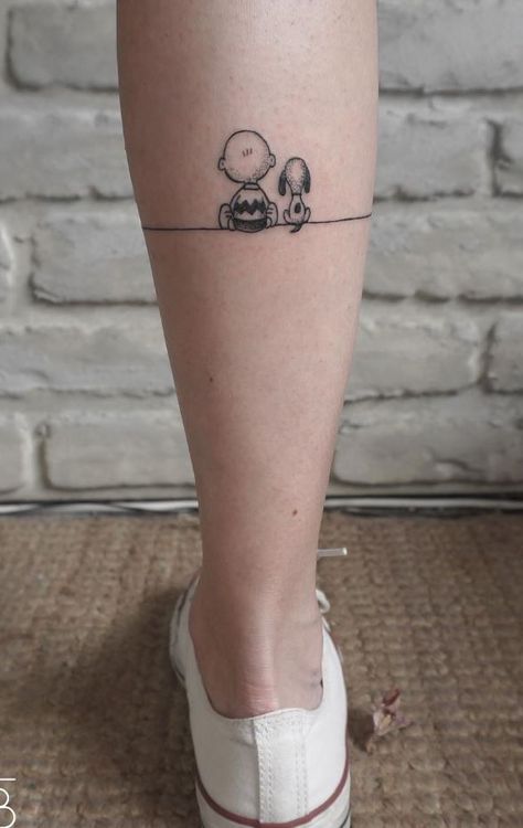 Multiple Tattoos, Snoopy And Charlie Brown Tattoo, Tattoo Ideas Cartoon, Charlie Brown Tattoo Ideas, Cute Snoopy Tattoo, Cute Cartoon Tattoos, Charlie Brown Tattoo, Peanuts Tattoo Ideas, Snoopy Matching Tattoos