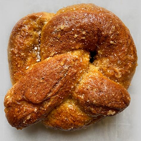 Old Bay Soft Pretzels — adapted from Caitlyn Jarvis Preakness Party, Pretzel Shape, Soul Recipes, Homemade Pretzels, Soft Pretzel, Old Bay, Soft Pretzels, White Lily, Egg Wash