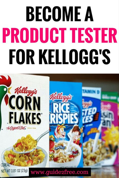 Join Kellogg's K-INSIDERS panel for a chance to get free samples and prizes from Kellogg's!  Be a product tester and help them test new products for free. via @guide2free Sereal Sarapan, Rice Flakes, Cereal Brands, Gmo Corn, Nutrition Quotes, Special K, Nutrition Science, Product Tester, Product Testing