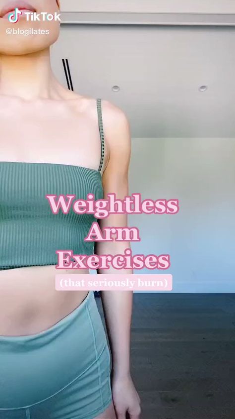 Biceps For Women, Workout For Biceps, Weightless Arm Workout, Burn Arm Fat, Workouts Routines, Reduce Arm Fat, Abs Workouts, Arm Workout Women, Lose Arm Fat