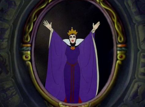 Snow White's stepmother and witch Snow White Magic Mirror, Snow White Queen, Disney Halloween Parties, Disney Evil Queen, Snow White Evil Queen, Mandela Effect, Evil Queens, The Evil Queen, Snow White Disney