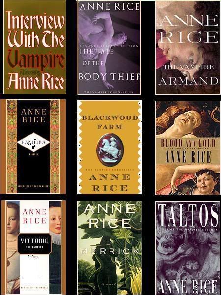 Anne Rice Books - especially the Vampire Chronicles and the lives of the Mayfair Witches! Ann Rice, Mayfair Witches, Anne Rice Books, The Vampire Chronicles, Vampire Books, Anne Rice, I Love Reading, Book Nooks, Wedding Humor