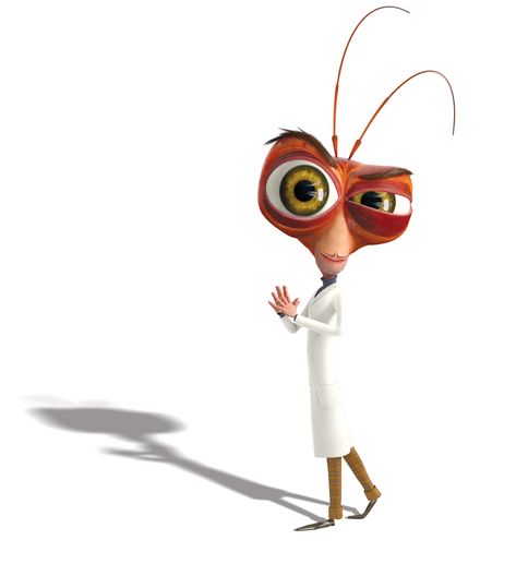 Dr. Cockroach (or Dr. Cockroach Ph.D) is the tritagonist in Monsters Vs. Aliens. He is a parody of The Fly. He is voiced by Hugh Laurie in the film and Chris O'Dowd in the TV series. He was once a scientist who invented a machine that would give people the ability to survive like a cockroach. Unfortunately, when he stepped into the device, he became half human, half cockroach and was sent to a secret monster prison along with Insectosaurus, B.O.B., The Missing Link, and Ginormica. He can... Dr Cockroach, Monsters Vs Aliens, Aliens