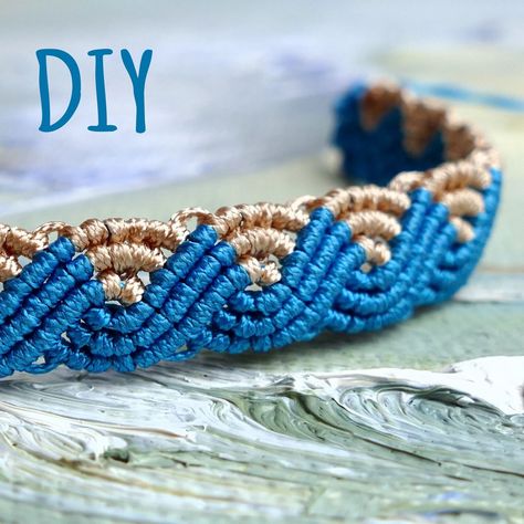 Wave Bracelet Pattern Tutorials, Half Vertical Wave Bracelet Tutorial, Macrame Wave Knot Tutorial, Macrame Ring Tutorial, Greek Wave Bracelet Tutorial, Wave Macrame Bracelet, Wave Bracelet Tutorial, Macrame Wave, Macro Macrame