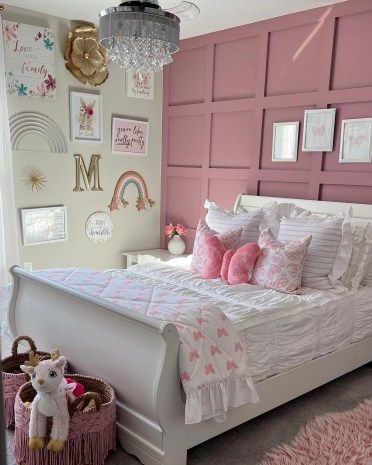 4 Year Girl Bedroom Ideas, Girls Rooms Ideas For 10-year-ol, Ten Year Old Girl Bedroom, Girls Bedroom Ideas 6 Yrs Old, Girls Rooms Ideas, Girls Bedroom Ideas Age 8-10, Pink Girls Bedroom, Girls Bedroom Makeover, Girls Room Design