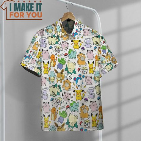 Pokemon Cute Poke Seamless Pattern Hawaiian Button Shirt, Top Pokemon Gifts for Adults Check more at https://imakeitforyou.com/product/pokemon-cute-poke-seamless-pattern-hawaiian-button-shirt-top-pokemon-gifts-for-adults/ Pokemon Cute, Snoopy Gifts, Nfl Gifts, Pokemon Gifts, Cartoon Gift, Merry Christmas Shirts, Anime Gifts, Gifts For Adults, Trending Gifts