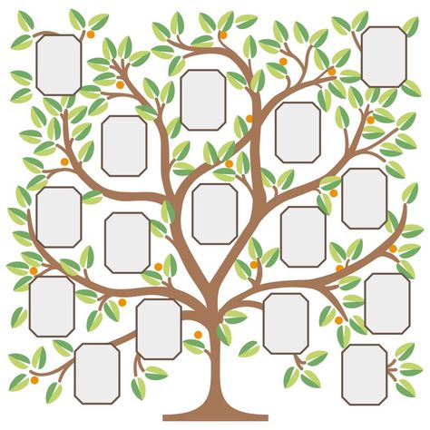 Printable Family Tree Template, Classroom Family Tree, Printable Family Tree, Family Tree Clipart, Family Trees Diy, Printable Tree, Artistic Activities, Genealogy Tree, Family Tree Craft