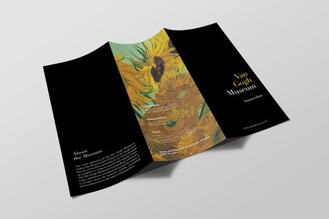 Museum Leaflet Design, Art Exhibition Brochure Design, Art Gallery Brochure, Art Brochure Design, Museum Brochure Design, Leaflet Design Layout, Gallery Brochure, Layout Editoriale, Amazing Brochure