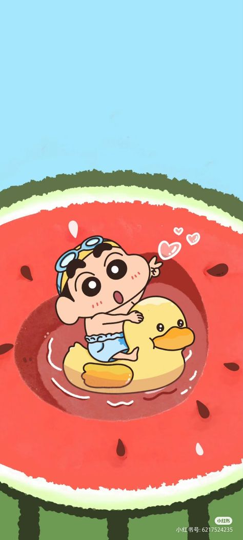 Shinchan Wallpapers, Shinchan Wallpaper, Cartoon Wall Painting, Winnie The Pooh Drawing, Shin Chan Wallpapers, Sinchan Wallpaper, Sinchan Cartoon, Duck Wallpaper, Cute Wallpapers For Ipad