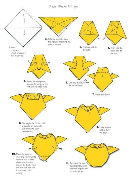 owl Dragon Origami, Origami Box Tutorial, Origami Yoda, Tutorial Origami, Origami Envelope, Origami Dragon, Origami For Beginners, Origami Fish, Origami Love