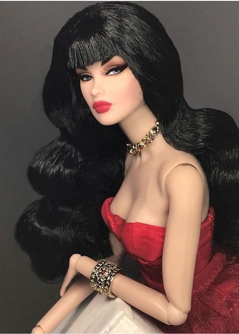 Pinup Doll, Dead Eyes, Dolls Eyes, Outfit Barbie, Integrity Dolls, Hair Boutique, Barbie Bride, Barbie Model, Gothic Dolls