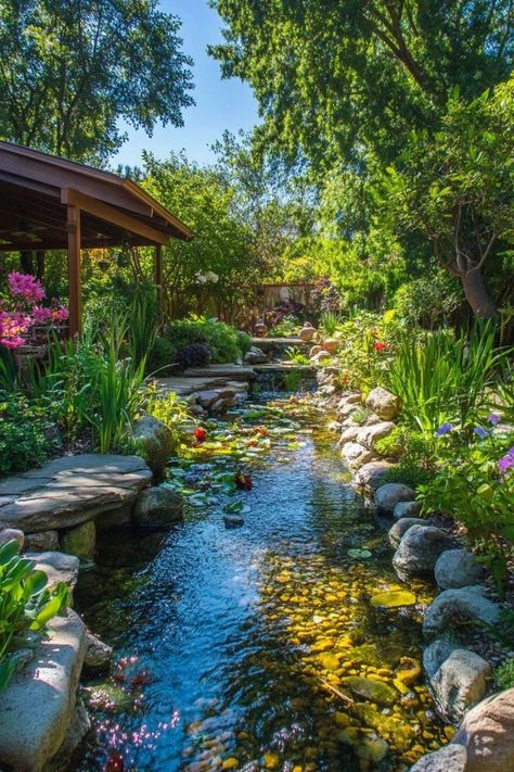 Invite nature into your backyard with a wildlife-friendly garden! 🐿️🌸 Create a habitat for birds, butterflies, and beneficial insects. 🌿🌼 #WildlifeGarden #EcoFriendly #NatureLovers Wildlife Pond, Wildlife Garden, Urban Park, Wildlife Gardening, Garden Pond, Beneficial Insects, Koi Pond, Habitat, Koi