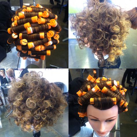 Different Perm Curls Short Hair, Perm With Big Rods Curls, Large Perm Rods Curls, Spiral Perm Vs Regular Perm, Perm Rod Sizes And Results, Bricklay Perm, Orange Perm Rod Results, Perm Curls, Long Hair Perm