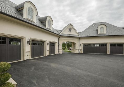 6 car garage - could definitely use that 6 Car Garage, Sports Court, Garage Exterior, Pool Pool, Mansion Floor Plan, Garage House Plans, Garage Interior, Mansion Interior, Mansions Luxury