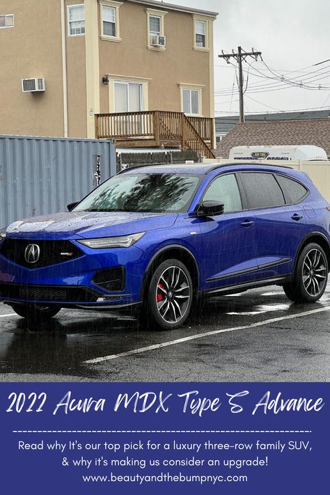 I drove the Acura MDX Type S Advance: Read why It's our top pick for a luxury three-row family SUV, & why it's making us consider an upgrade! This is not your average three-row luxury suv; suitable for moms but built for performance. #familysuv, #bestfamilysuv, #greatfamilysuv, #threerowsuv, #bestthreerowSUV #AcuraMDX @acura Acura Mdx Type S, Mdx Type S, Best Suv For Family, Family Suv, Acura Mdx, Type S, Luxury Suv, Top Pick, Bump