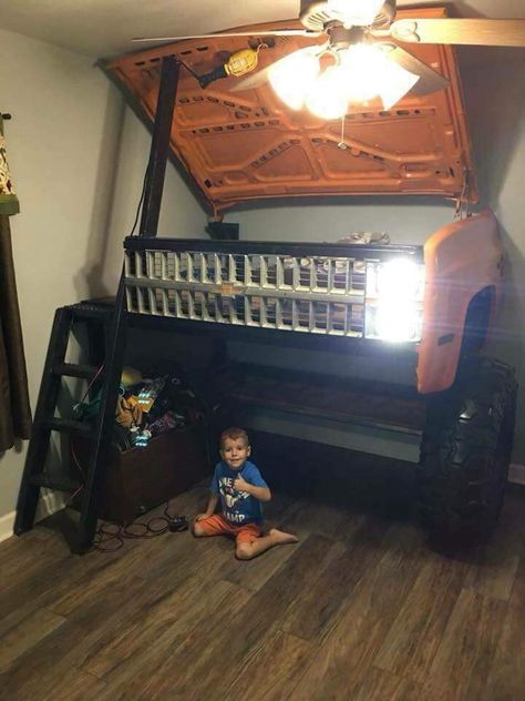 Bed Kids Room, Room For Boys, Truck Room, Country Bedroom Decor, Western Rooms, Ranch House Decor, Bed Kids, Western Bedroom Decor, Western Bedroom